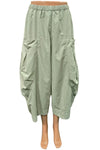 Eleven Stitch Design By Gerties Double Pocket Pant in Artichoke