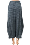 Eleven Stitch Design By Gerties Double Pocket Pant in Dusty Denim Check