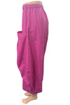 Eleven Stitch Design By Gerties Double Pocket Pant in Very Berry