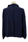 Eleven Stitch Design by Gerties Funnel Jacket in Indigo