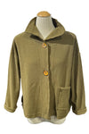 Eleven Stitch Design by Gerties Funnel Jacket in Teak