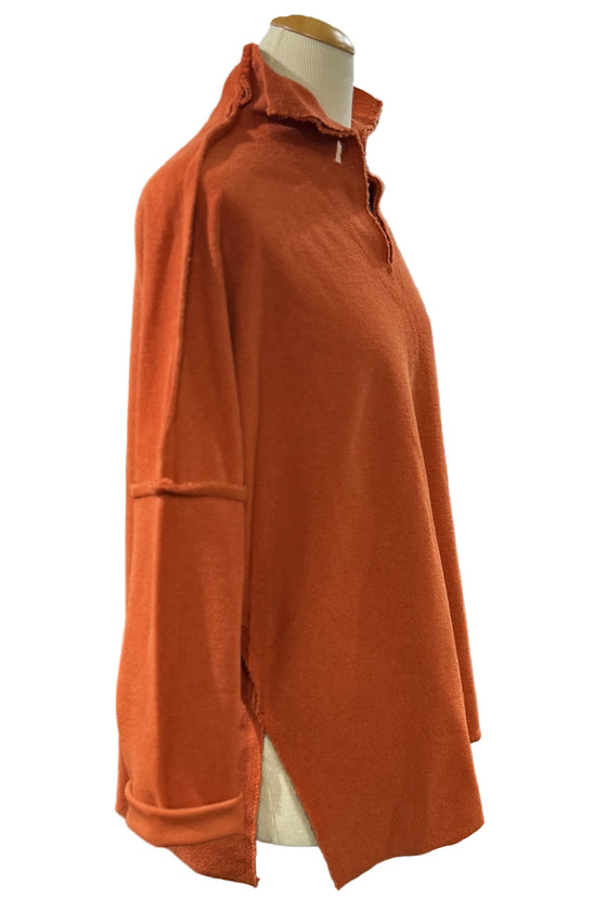 Eleven Stitch Design by Gerties Funnel Plus 3 Top in Amber