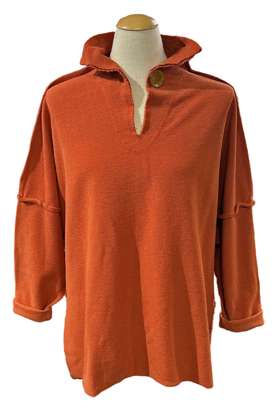 Eleven Stitch Design by Gerties Funnel Plus 3 Top in Amber