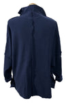 Eleven Stitch Design by Gerties Funnel Plus 3 Top in Indigo