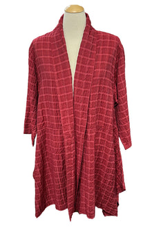  Eleven Stitch Design by Gerties Gaia Jacket in Ruby