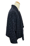 Eleven Stitch Design by Gerties Original Shrug in Indigo