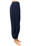 Eleven Stitch Design By Gerties Pinwhale Corduroy Full Ankle Pant in Indigo