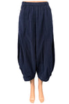 Eleven Stitch Design By Gerties Pinwhale Corduroy Full Ankle Pant in Indigo