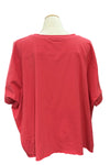 Eleven Stitch Design by Gerties Pull Over Vest in Cayenne