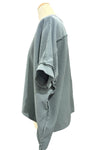 Eleven Stitch Design by Gerties Pull Over Vest in Dusty Denim