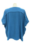 Eleven Stitch Design by Gerties Pull Over Vest in Rain Forest