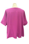 Eleven Stitch Design by Gerties Pull Over Vest in Very Berry