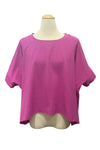 Eleven Stitch Design by Gerties Pull Over Vest in Very Berry