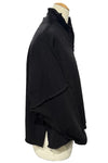 Eleven Stitch Design by Gerties Rib Out Original Funnel Top in Black