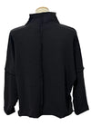 Eleven Stitch Design by Gerties Rib Out Original Funnel Top in Black