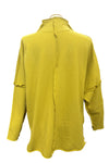 Eleven Stitch Design by Gerties Rib Out Original Funnel Top in Mustard