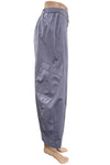Eleven Stitch Design By Gerties Snap Front Pant in Blue Iris