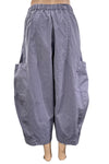 Eleven Stitch Design By Gerties Snap Front Pant in Blue Iris