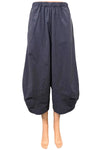 Eleven Stitch Design By Gerties Tucked Hem Pant in Black Pearl