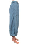 Eleven Stitch Design By Gerties Tucked Hem Pant in Reflection