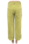 Escape By Habitat Clothes Comfort Knit Denim Crop Jean in Citron