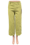 Escape By Habitat Clothes Comfort Knit Denim Crop Jean in Citron
