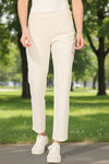 Escape By Habitat Clothes Comfort Knit Denim Straight Jean in Pearl