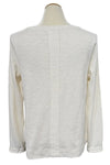 Escape By Habitat Clothes Stay Centered Peruvian Cotton Tee in Pearl