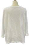Escape By Habitat Cotton Slub Boxy Tee in White Style 10025
