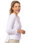Escape By Habitat Cotton Slub Boxy Tee in White Style 10025