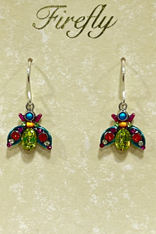 Firefly Bee Earrings in Multicolor E336-MC