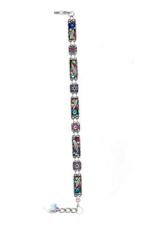  Firefly Botanical Bar Bracelet in Multicolor 3142-MC