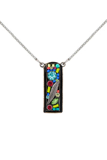  Firefly Botanical Collection Pendant Necklace in Multicolor 8963-MC