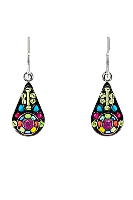 Firefly Botanical Drop Earrings in Multicolor E284-MC