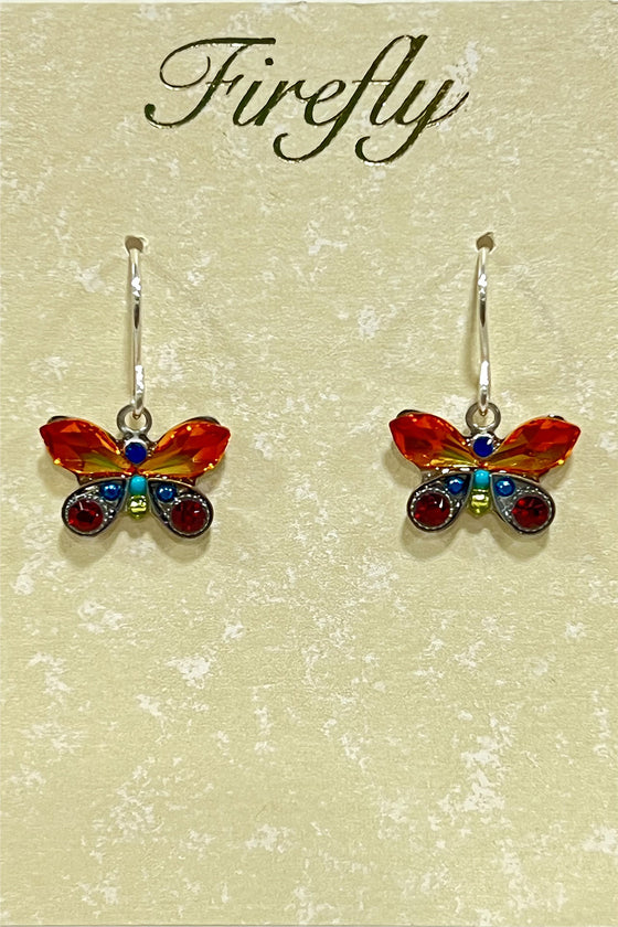 Firefly Butterfly Petite Earrings in Multicolor 7789-MC