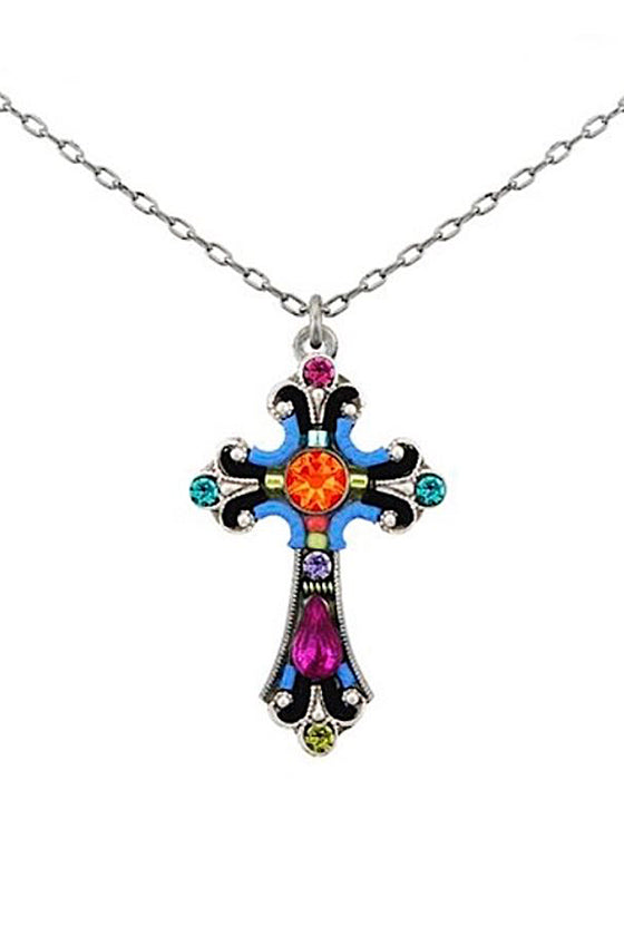 Firefly Mosaic Cross in Multicolor 8485-MC
