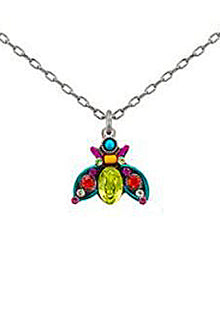  Firefly Petite Bee Pendant in Multicolor 9072-MC