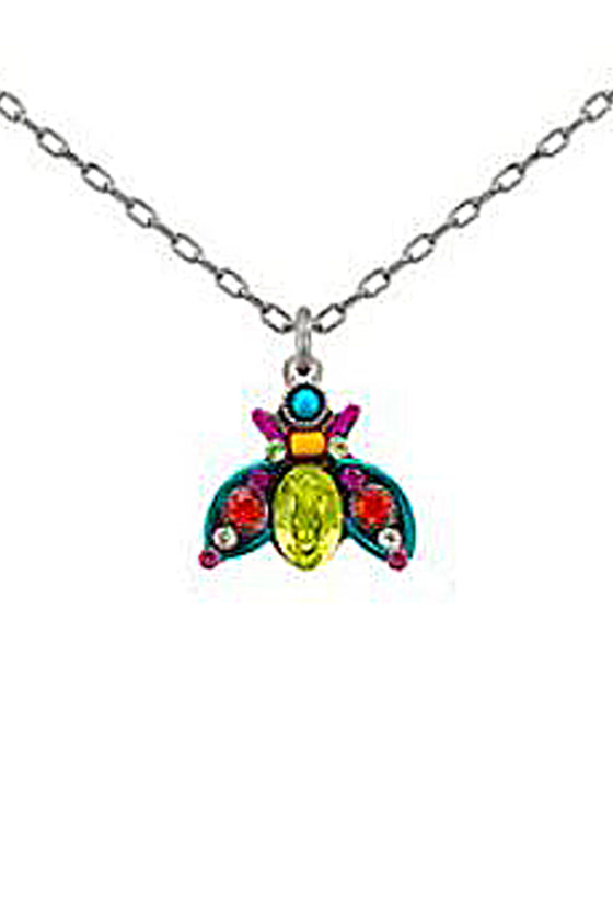 Firefly Petite Bee Pendant in Multicolor 9072-MC