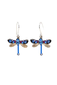  Firefly Petite Dragonfly Earring in Light Blue 6806-LB