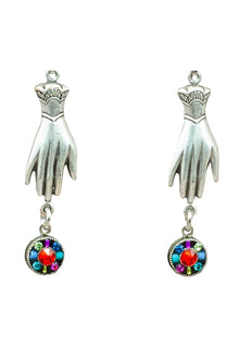 Firefly Victorian Hand Earrings in Multicolor E512-MC