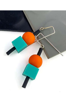  Frank Ideas Jello Earrings in Orange and Teal
