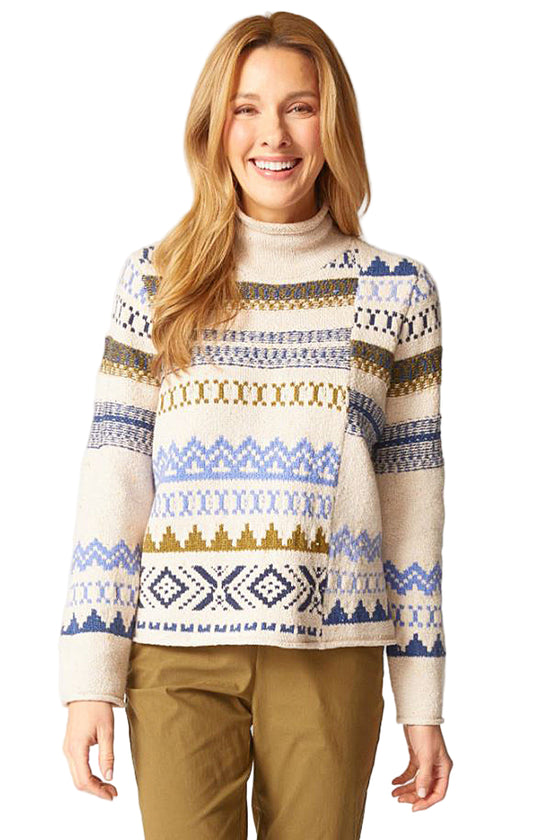 Habitat Clothes To Live In Chic Chalet Snowdrift Sweater in Dove