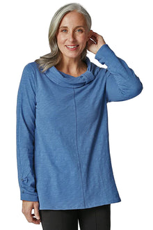  Habitat Clothes To Live In Cotton Pebble Cowl Tunic in Oxford