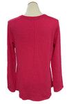Habitat Clothes To Live In Cotton Pebble Shirttail Tunic in Fuchsia