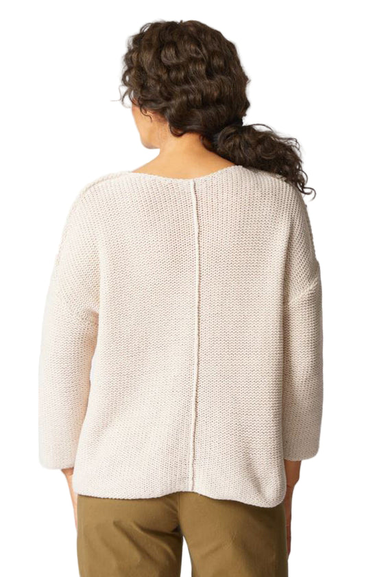 Habitat Clothes To Live In Fireside Cafe Pullover Sweater in Dove