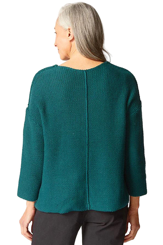 Habitat Clothes To Live In Fireside Cafe Pullover Sweater in Juniper