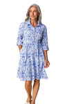 Habitat Clothes To Live In Lanai Dress in Indigo