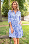 Habitat Clothes To Live In Lanai Dress in Indigo