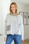 Habitat Clothes To Live In Opposites Attract Pullover in Winter White