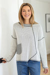 Habitat Clothes To Live In Opposites Attract Pullover in Winter White